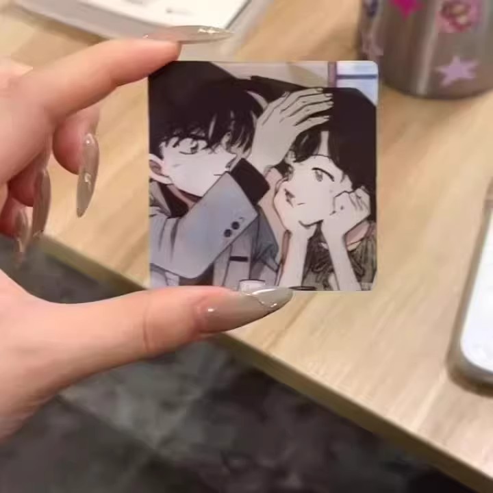 名侦探柯南光栅卡新兰cp接吻动态