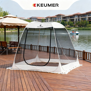 keumer夏季户外网纱帐篷防蚊虫通风遮阳露营休闲烧烤网罩大型凉棚
