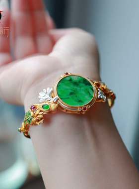 衣锦媚行原创设计翡翠手镯