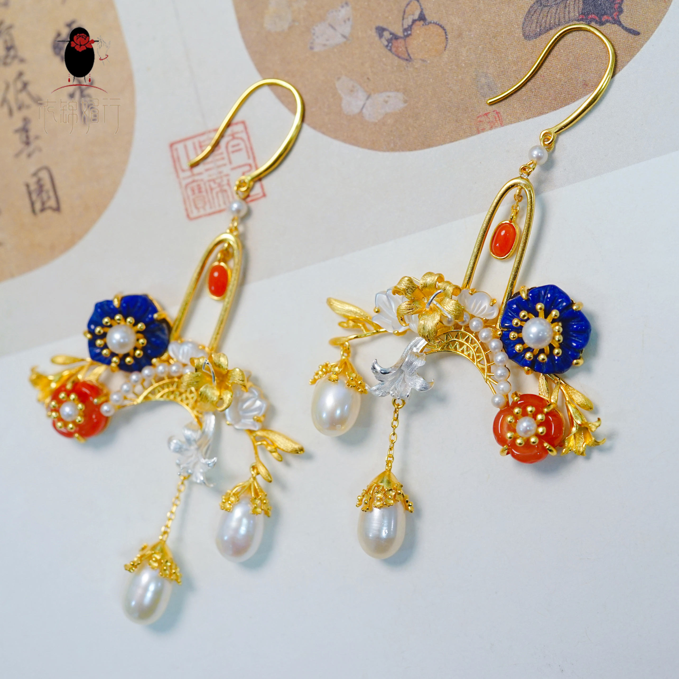 天然淡水珍珠耳环女高级感