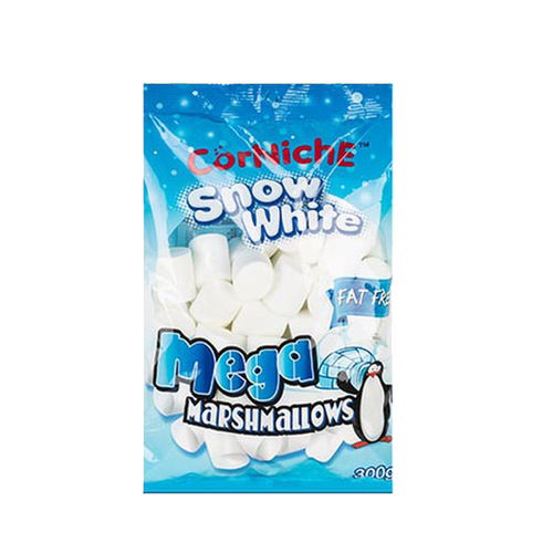 菲律宾棉花糖可尼斯白雪公主300g牛轧糖雪花酥烧烤烘焙纯白大整箱