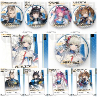 佩丽卡伊冯陈千语骏卫洁尔佩塔联名周边拍立得小卡二次元徽章谷子