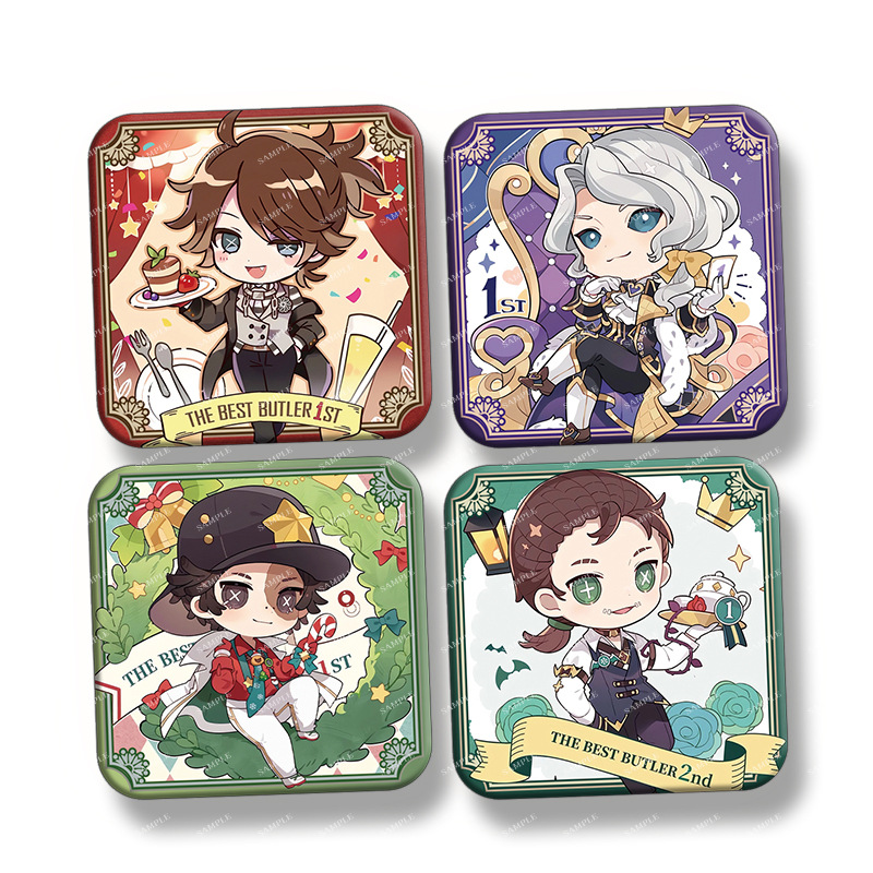 弟伍人格执事大赛贺图系列正方形吧唧勘探员囚徒佣兵约瑟夫炫彩谷