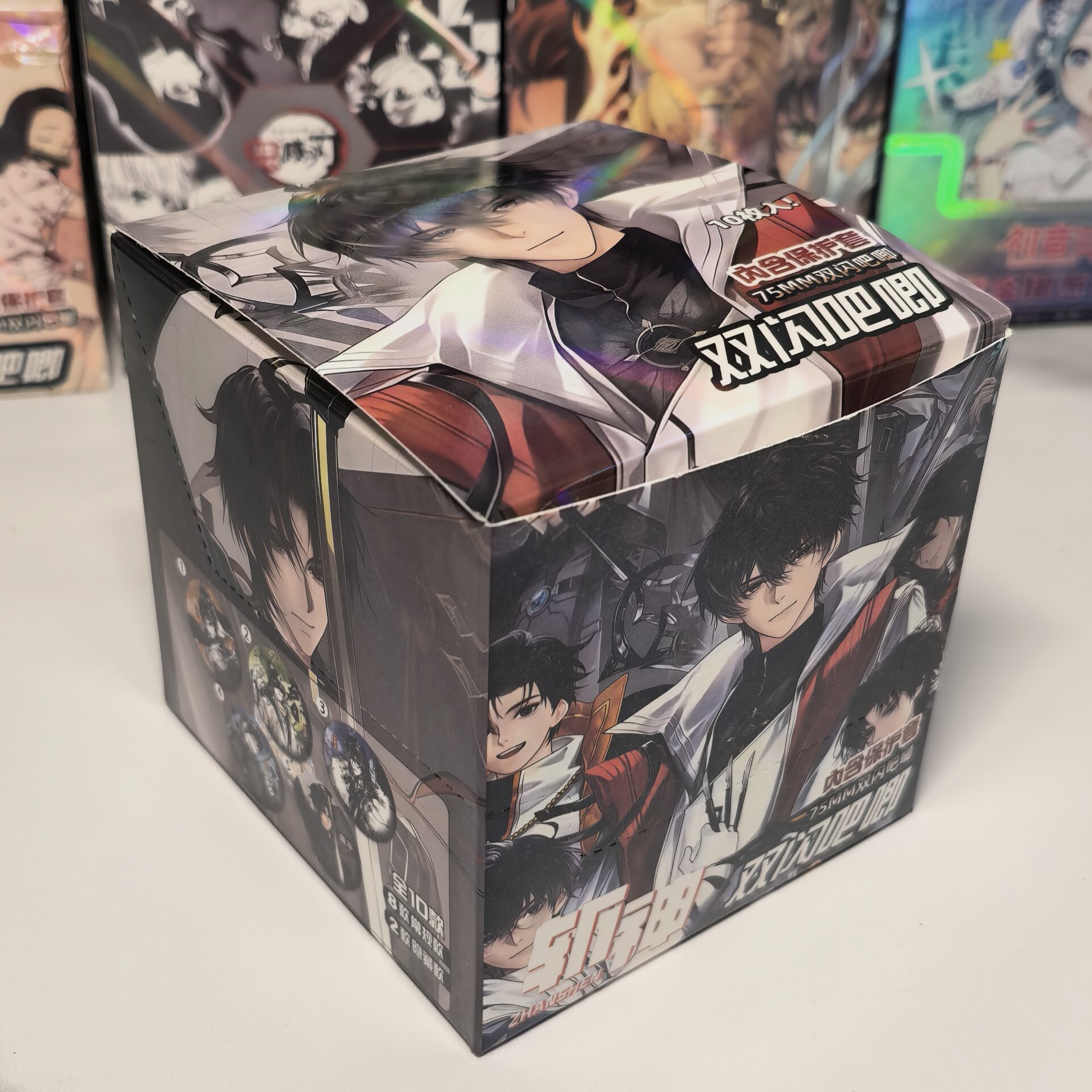 斩神盲抽吧唧安卿鱼林七夜王面沈青竹周边75mm双闪徽章谷子盲盒