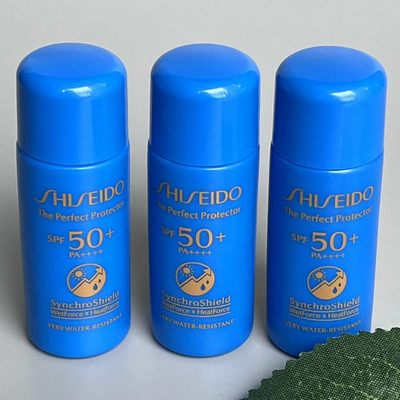 资生堂蓝胖子防晒霜乳spf50+小样