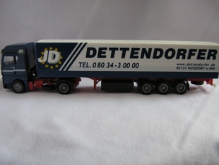 Herpa赫帕Man TG-A XXL Canvascover Semitrailer 