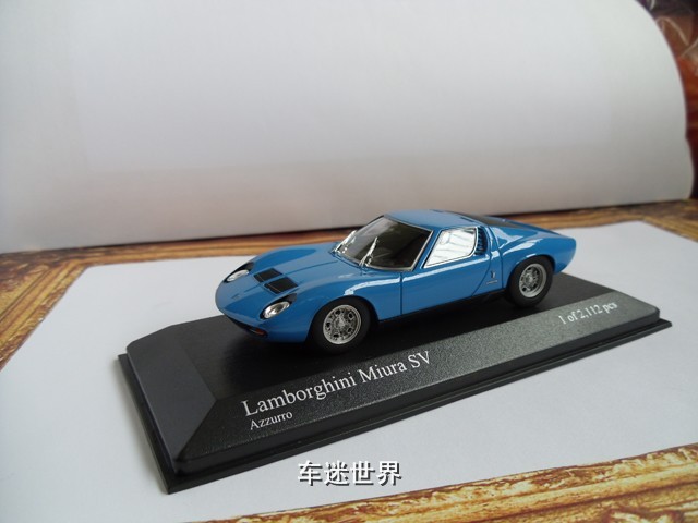 LAMBORGHINI MIURA 兰博基尼 缪拉SV 1971 BLUE L.E. 2112