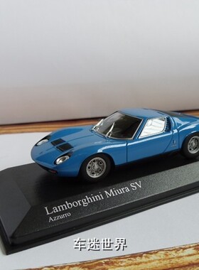 LAMBORGHINI MIURA 兰博基尼 缪拉SV 1971 BLUE L.E. 2112