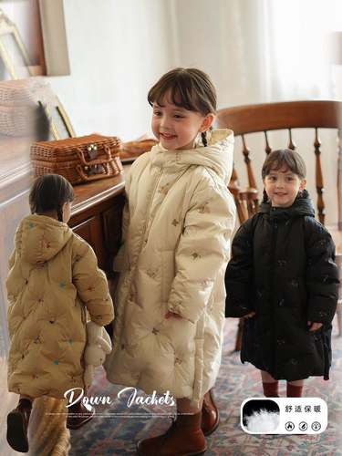 高端重工艺刺绣极寒羽绒服