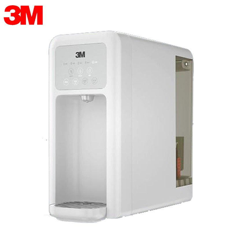 3M净水器台上式加热饮水机反渗透净水机HFS100-CW直饮净热一体机