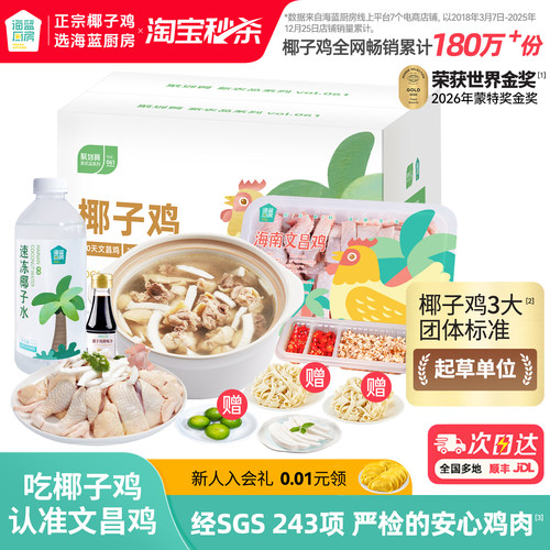 海蓝厨房正宗海南文昌椰子鸡礼盒