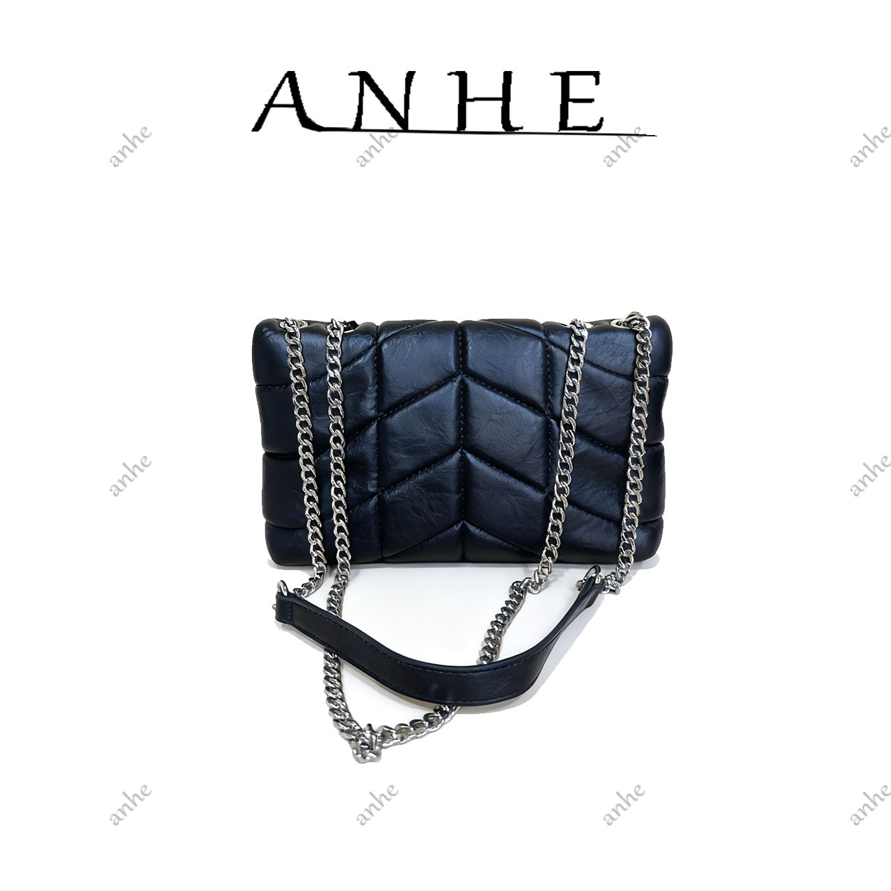 安合甄选-高定真皮包-22cm-551221- 小云朵-阳-全色