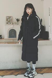 现货黑色学院风2条缸条纹衣服女185-MY8826-P195-K288图片