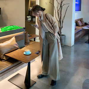 现货 风衣外套2022秋季新款韩版西装领风衣317-MY8856-K178-P125图片
