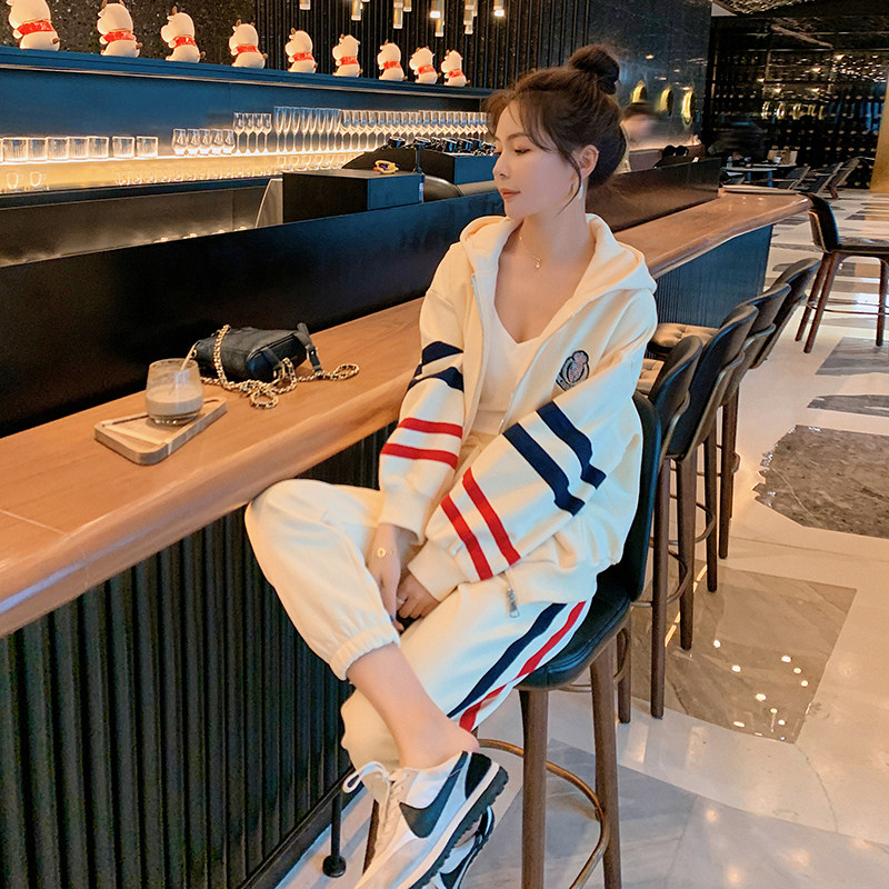 现货2022春装新款卫衣套装连帽套头外套2件套317-MY810-P135-198,女装卫衣/绒衫,浙宝185