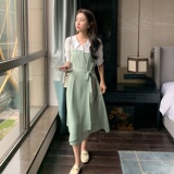 现货拼接短袖夏装连衣裙185-8565-P95-K148，女装连衣裙，浙宝185