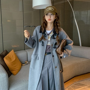 现货 70毛双面羊绒大衣外套女185-9963-P245-K388图片