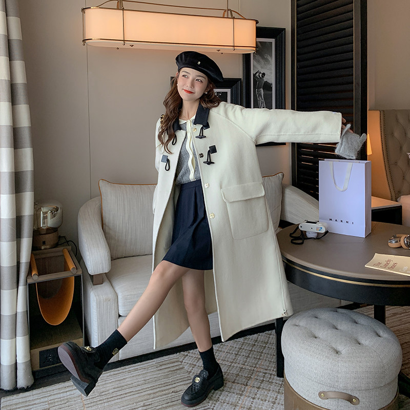 现货70毛羊绒大衣毛呢外套女185-9955-P245-K398,女装毛呢外套,浙宝185