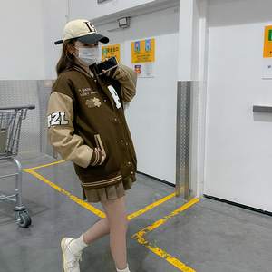 现货 标90绒棒球服内胆羽绒羽绒服外套女185-9990-P285-k398-90图片