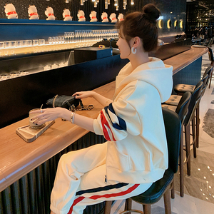现货2022春装新款卫衣套装连帽套头外套2件套317-MY810-P135-198图片