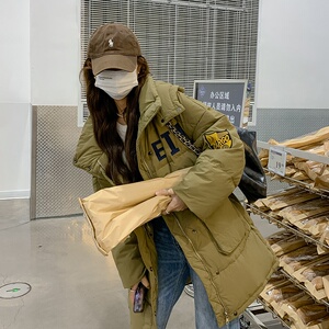 现货 数据好90绒白鸭绒羽绒服外套女185-9988-P330-k498-90绒图片