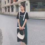 现货新款减龄显瘦背带裙夏装休闲连衣裙317-MY8031-P85-K138，女装连衣裙，浙宝185