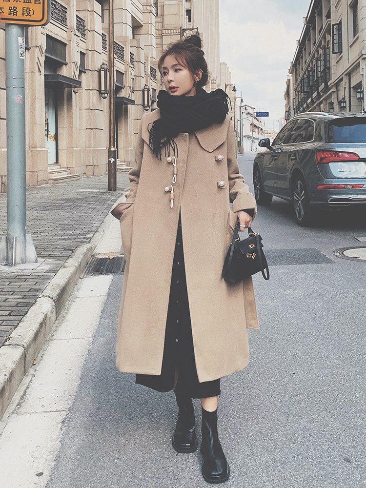 现货冬装夹毛呢外套女呢子加厚衣185-MY8817-P170-K258,女装毛呢外套,浙宝185