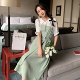 现货拼接短袖夏装连衣裙185-8565-P95-K148，女装连衣裙，浙宝185