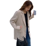 【现货】西装外套女2022春款宽松小西装西服317-MY2037-P105-K168，女装西装，浙宝185