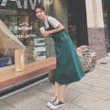 现货新款减龄休闲背带裙2023夏装显瘦连衣裙185-MY8030，女装连衣裙，浙宝185