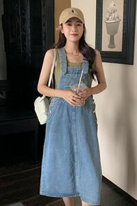 现货 牛仔背带连衣裙185-8563-P95-K148图片