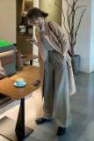 现货风衣外套2022秋季新款韩版西装领风衣317-MY8856-K178-P125，女装西装，浙宝185