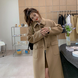 现货自己工厂生产双面呢双面羊绒大衣外套女185-9959-P290-K438，女装毛呢外套，浙宝185