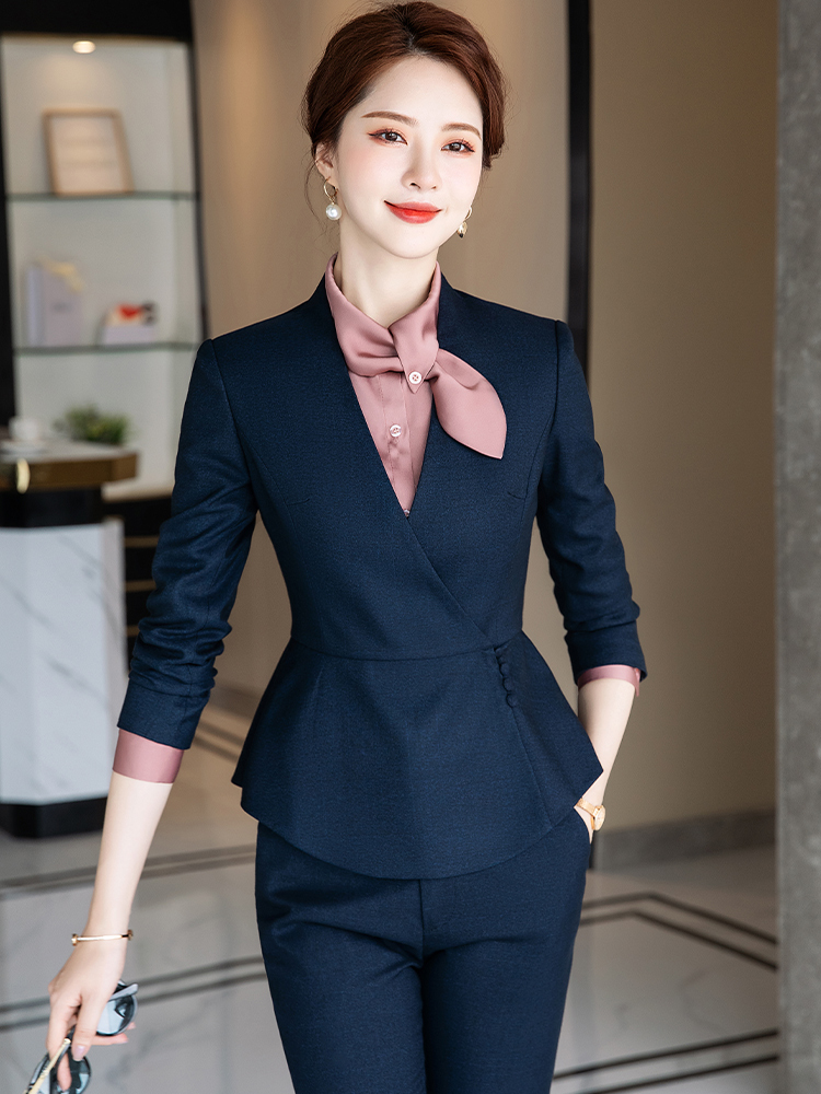 高端职业西装套装女金店美容院珠宝店酒店经理前台接待气质工作服