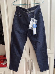 设计感锥形牛仔长裤 时尚 潮流复古 男2024春夏舒适休闲裤 森马牛仔裤