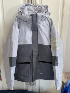 中华美家男羽绒服冬季 宽松鸭绒保暖外套休闲拼色鸭绒男上衣 新款