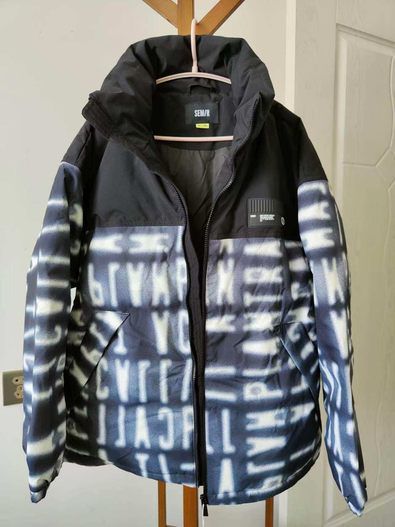 森马羽绒服冬季加厚立领保暖宽松羽绒外套字母拼色鸭绒上衣男外套,男装,羽绒服,淘宝优惠券,粉丝福利购,淘宝优惠卷