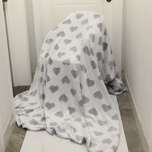 夏季 出口抗静电3D雕花空调盖毯毛毯床单爱心毛巾被子防猫抓沙发毯