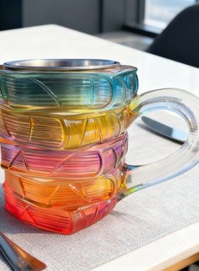 PaintedBookMug琉璃色3