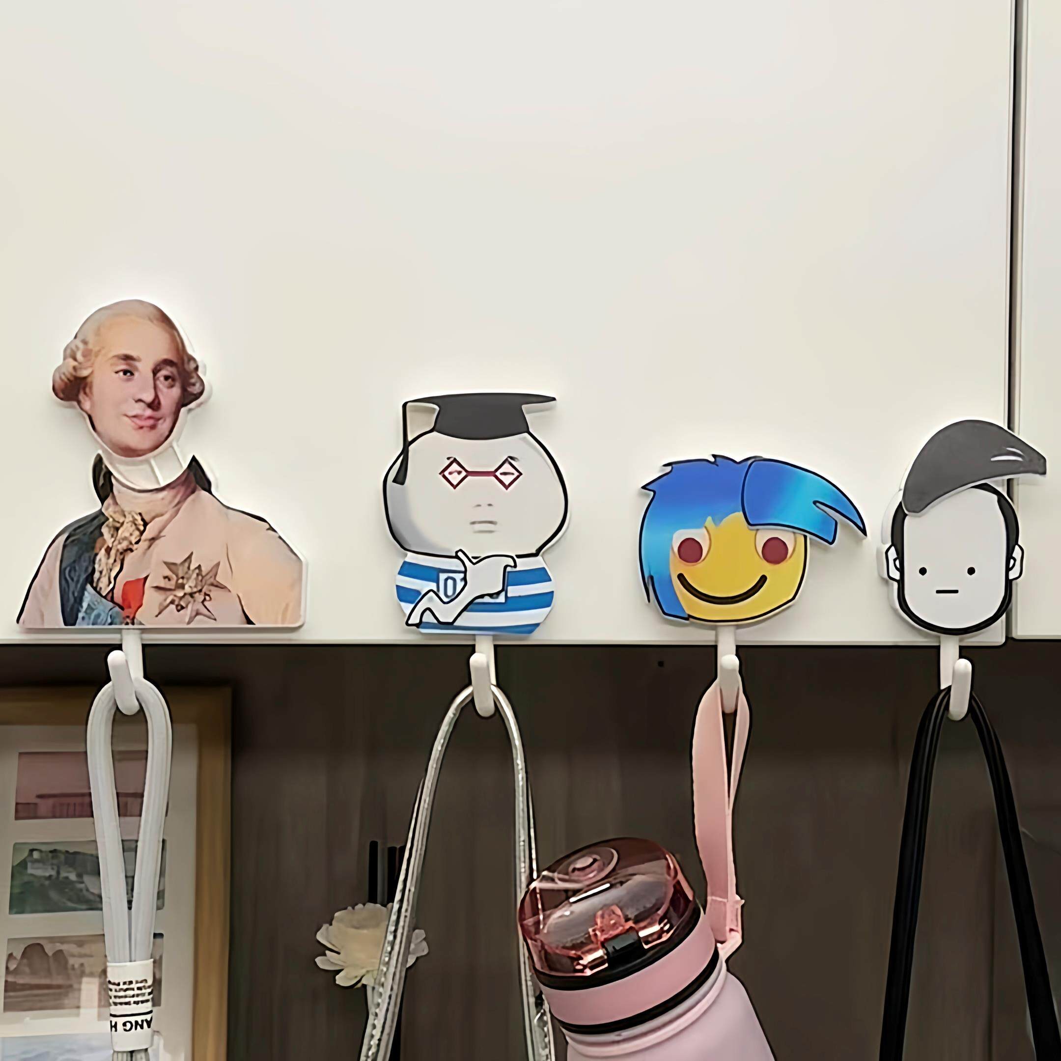 表情包挂钩按压弹起抽象