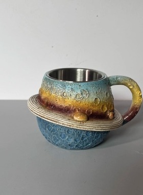 Planetary Mug Collection - Cosmic Cups行星马克杯树脂桌面摆件