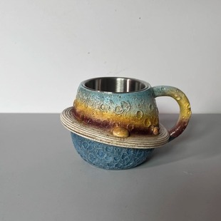 Cosmic Planetary Mug Collection Cups行星馬克杯樹脂桌面擺件