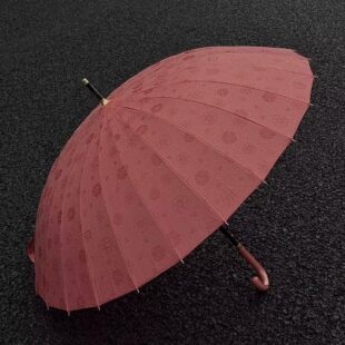 遇水开花雨伞加大加厚加固学生上学专用长柄伞女晴雨两用自动雨伞