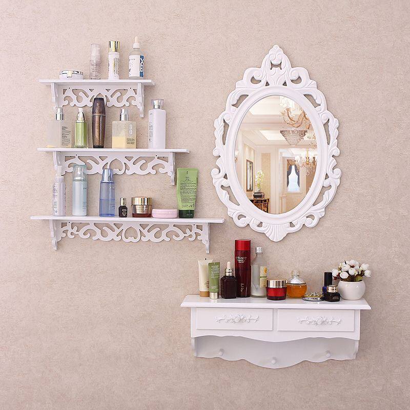 Cosmetic mirror storage box wall Wall Mount dresser multi-function Wall hanging Shelf Simplicity bedroomin the Residential furniture , Tables , Dressing/Desk  category - from Buy2taobao.com to provide professional Taobao agent buy service