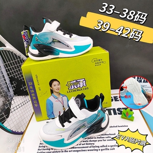 乐承防滑双网春款中大童篮球鞋
