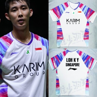 李宁羽毛球大赛服骆建佑同款