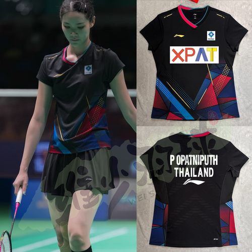 李宁24女款泰国队大赛羽毛球服