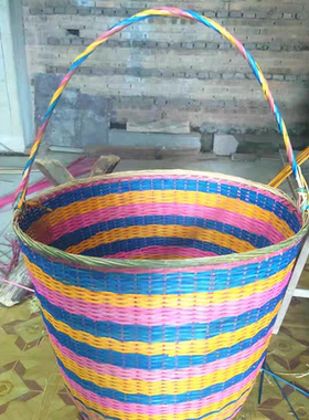 定制复古竹编装修吊顶酒店屏风隔断饭店民宿墙裙装饰装修用品