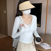 夏季 2025新款 薄款 防晒衣女款 防紫外线外套透气冰丝凉感修身 防晒服
