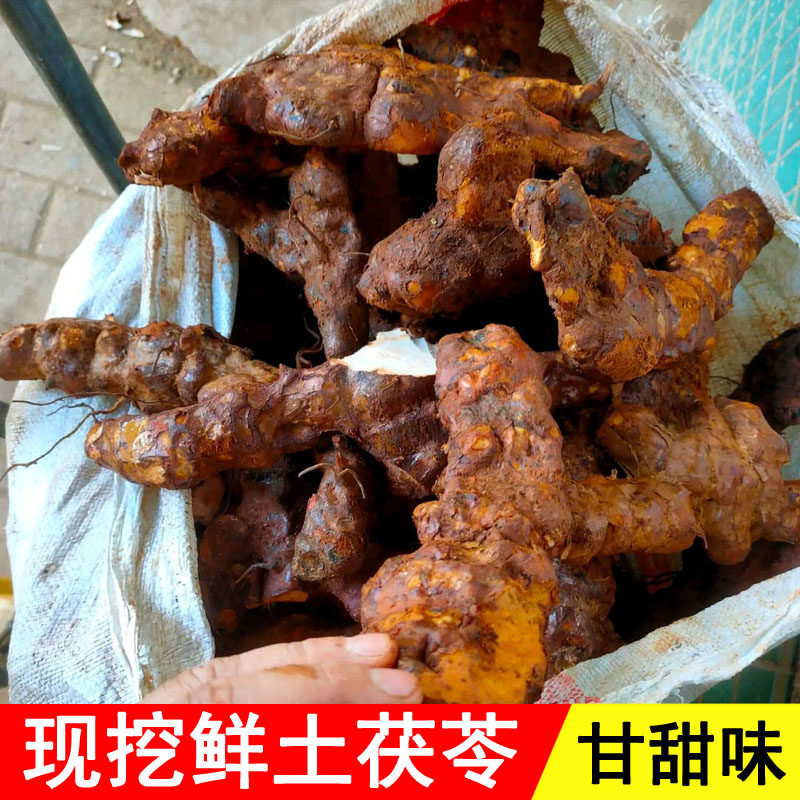 2斤广东汤料食材现挖鲜土茯苓包邮野生新鲜农家中药材白茯苓干货